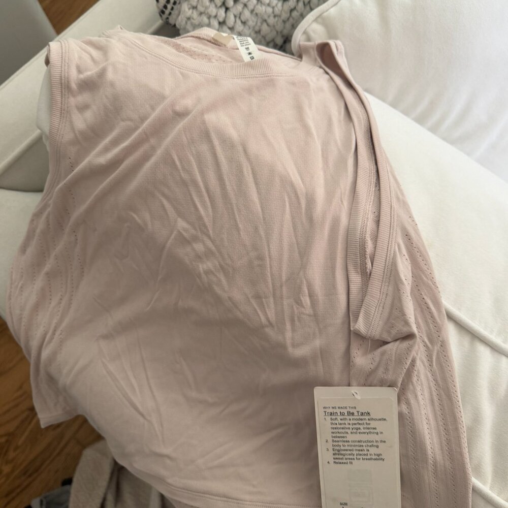 lululemon train to be tank